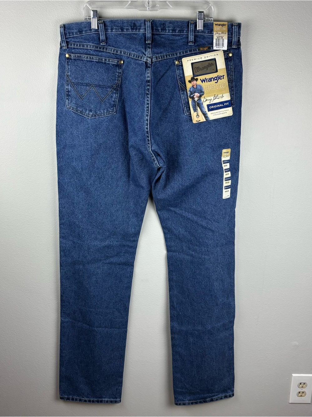 Wrangler George Strait Collection Jeans Mens Sz 38x36 Original Fit 1013MGSHD NEW